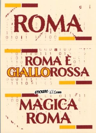 Cromo Slogan Roma - Calciatori 2024-2025 n. SL17 - Panini