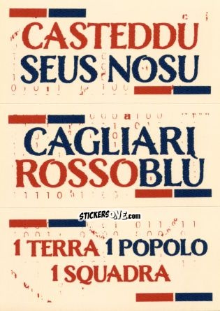 Cromo Slogan Cagliari - Calciatori 2024-2025 n. SL3 - Panini