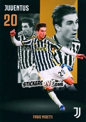 Figurina Fabio Miretti - Juventus 2023-2024
 n. 18 - DAKA
