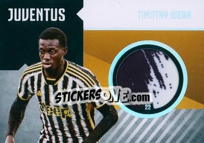 Cromo Timothy Weah - Juventus 2023-2024
 n. JSY-6 - DAKA
