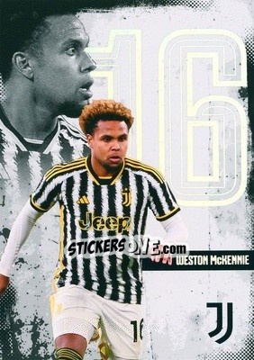 Cromo Weston McKennie - Juventus 2023-2024
 n. NB-15s - DAKA