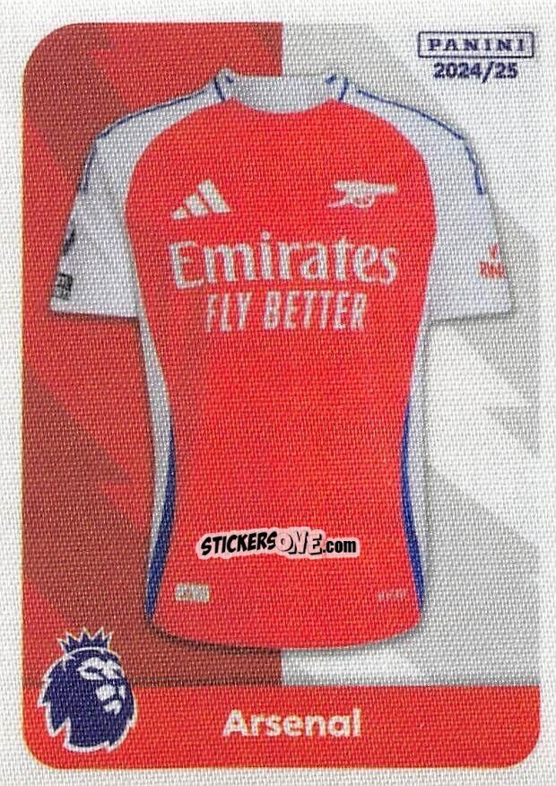 Cromo Shirts Arsenal - English Premier League 2024-2025
 n. 4 - Panini