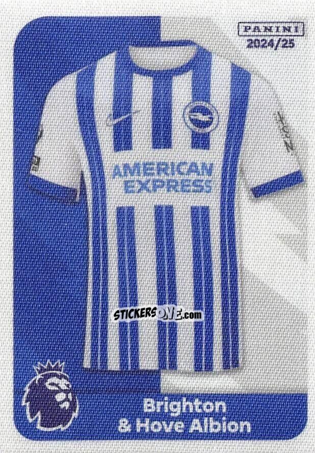 Cromo Shirts Brighton & Hove Albion - English Premier League 2024-2025
 n. 7 - Panini