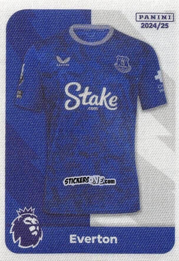 Cromo Shirts Everton - English Premier League 2024-2025
 n. 10 - Panini