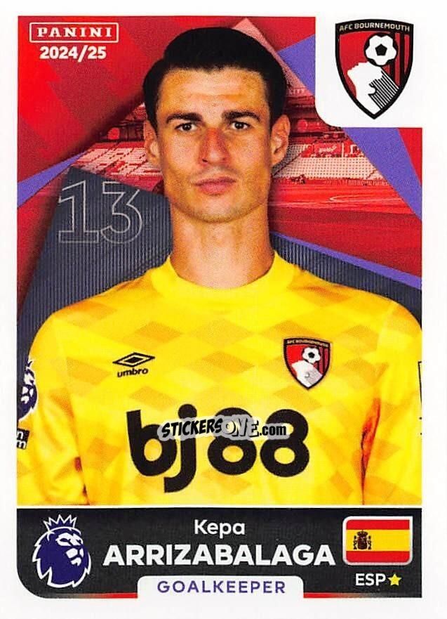 Cromo Kepa Arrizabalaga - English Premier League 2024-2025
 n. 24 - Panini