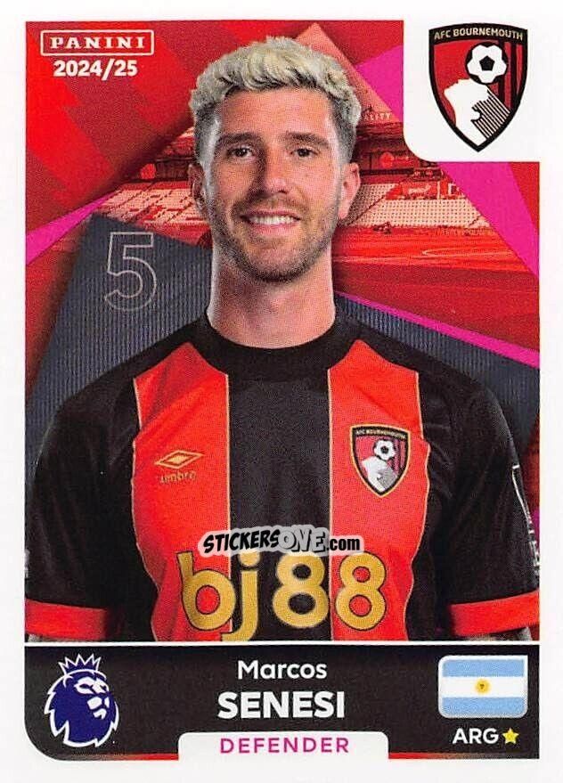 Sticker Marcos Senesi - English Premier League 2024-2025
 n. 31 - Panini