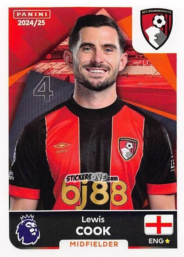 Sticker Lewis Cook - English Premier League 2024-2025
 n. 34 - Panini