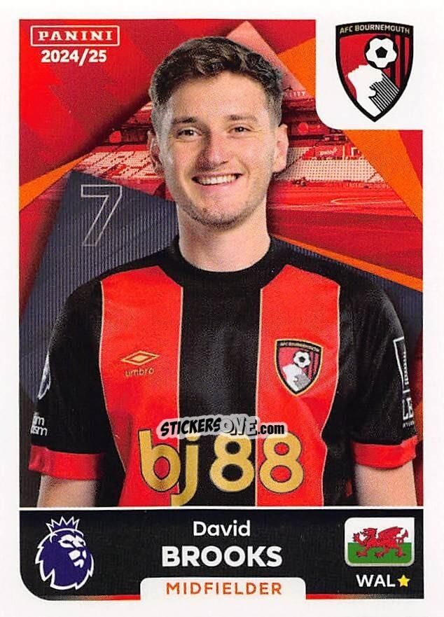 Sticker David Brooks - English Premier League 2024-2025
 n. 35 - Panini