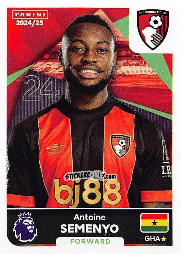 Sticker Antoine Semenyo - English Premier League 2024-2025
 n. 44 - Panini
