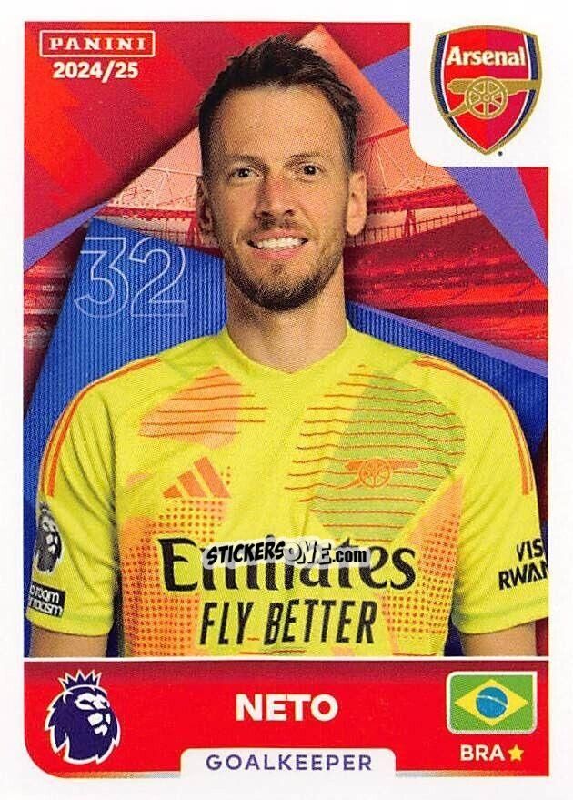Figurina Neto - English Premier League 2024-2025
 n. 54 - Panini