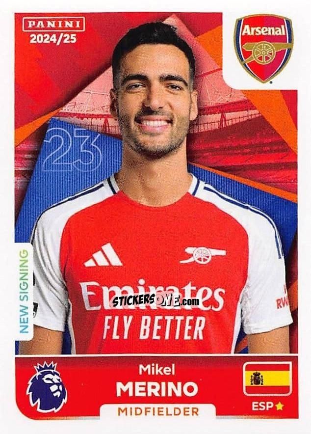 Sticker Mikel Merino - English Premier League 2024-2025
 n. 68 - Panini