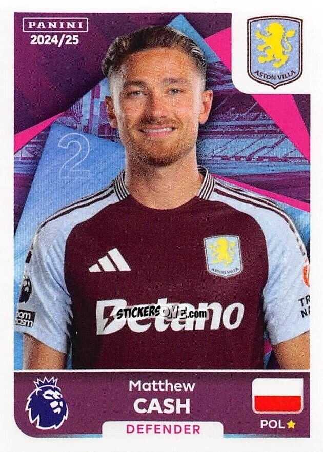 Sticker Matty Cash - English Premier League 2024-2025
 n. 87 - Panini