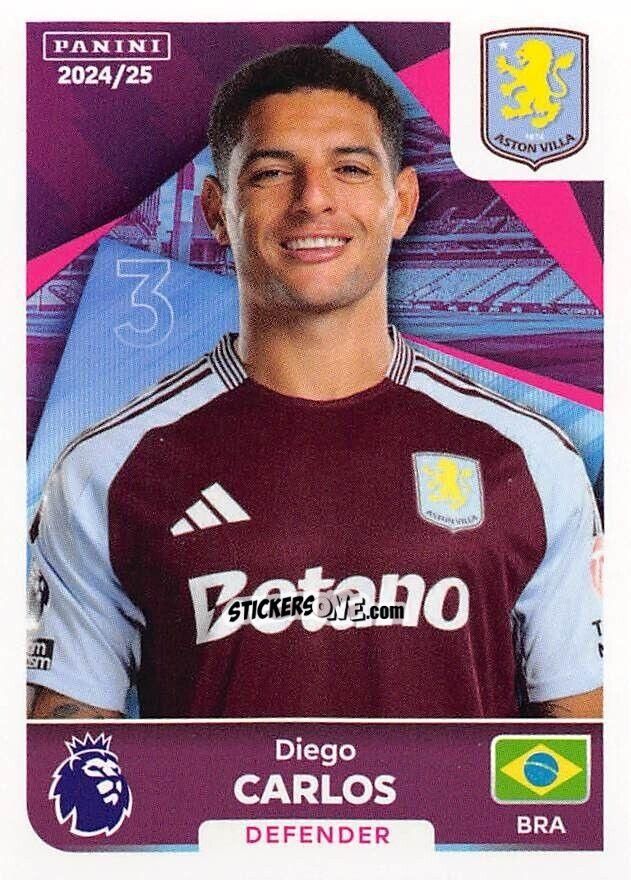 Cromo Diego Carlos - English Premier League 2024-2025
 n. 88 - Panini