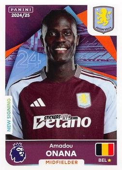 Sticker Amadou Onana - English Premier League 2024-2025
 n. 98 - Panini