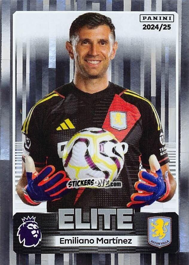 Figurina Emiliano Martínez (Elite) - English Premier League 2024-2025
 n. 104 - Panini