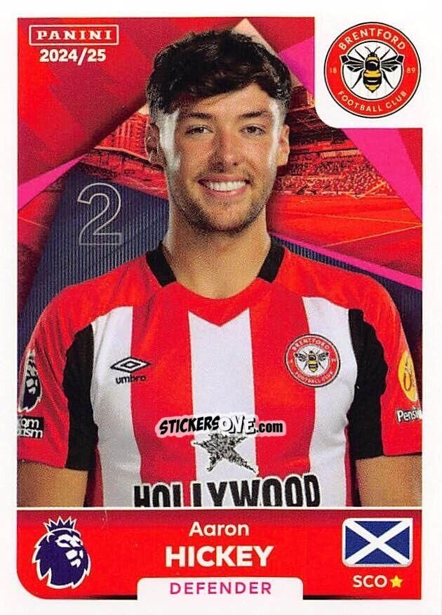 Sticker Aaron Hickey - English Premier League 2024-2025
 n. 116 - Panini