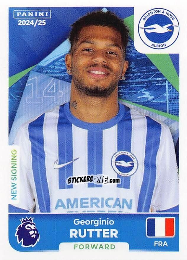 Cromo Georginio Rutter - English Premier League 2024-2025
 n. 158 - Panini