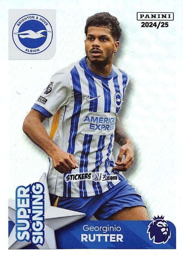 Cromo Georginio Rutter (Super Signing) - English Premier League 2024-2025
 n. 167 - Panini