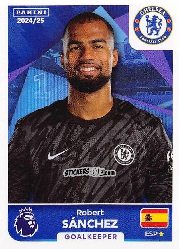 Cromo Robert Sánchez - English Premier League 2024-2025
 n. 169 - Panini