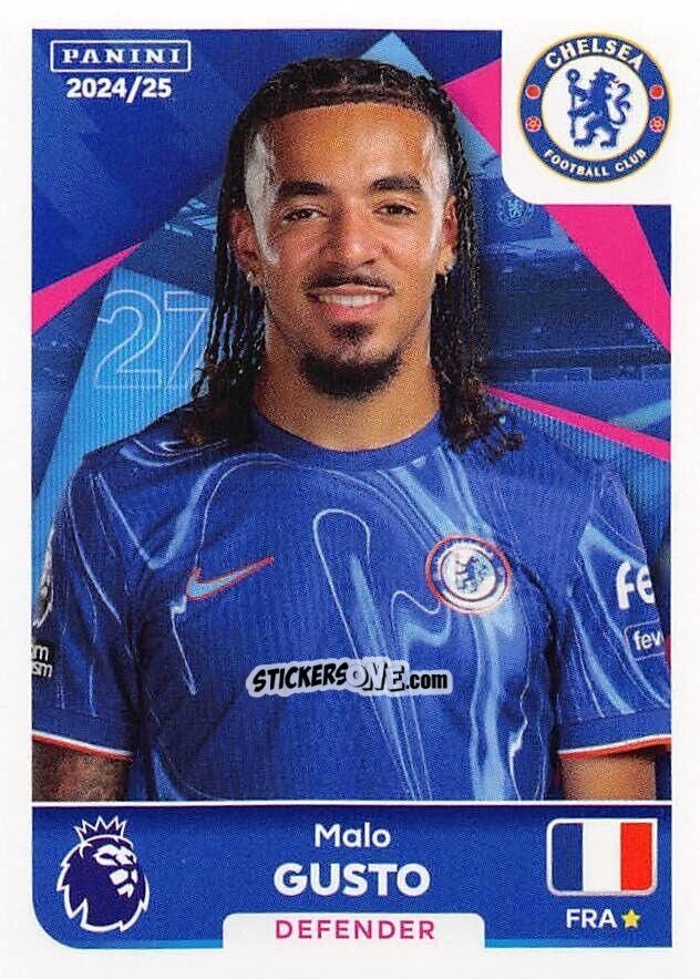 Figurina Malo Gusto - English Premier League 2024-2025
 n. 178 - Panini