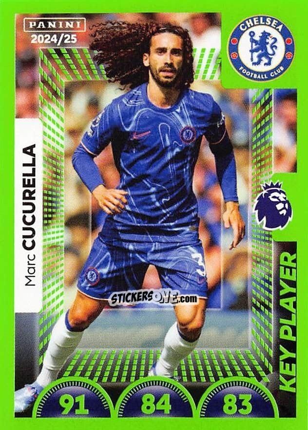 Figurina Marc Cucurella (Key Player) - English Premier League 2024-2025
 n. 193 - Panini