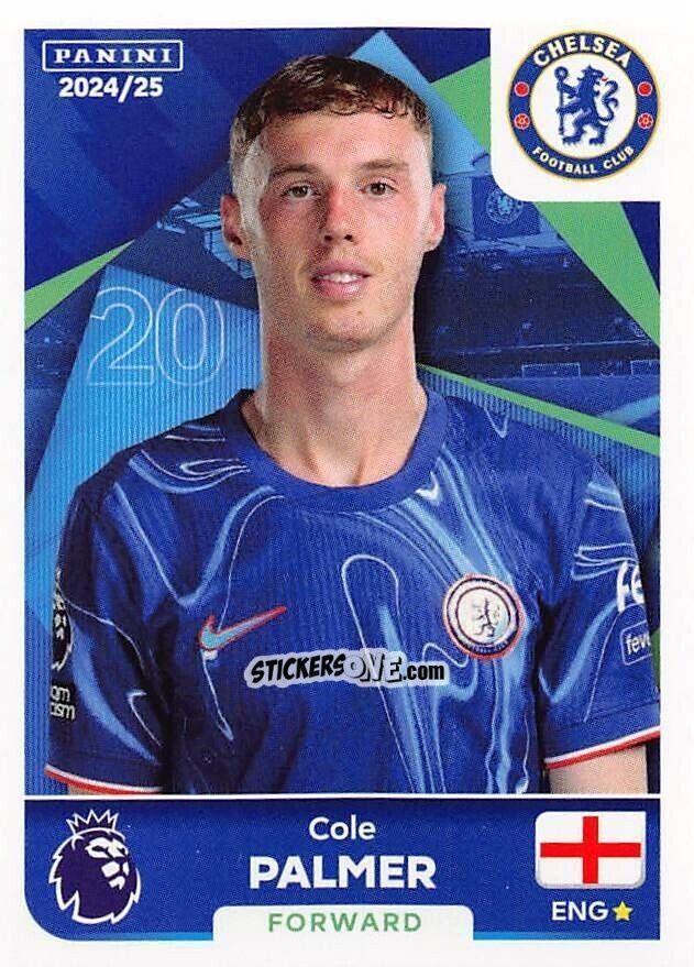 Cromo Cole Palmer - English Premier League 2024-2025
 n. 195 - Panini