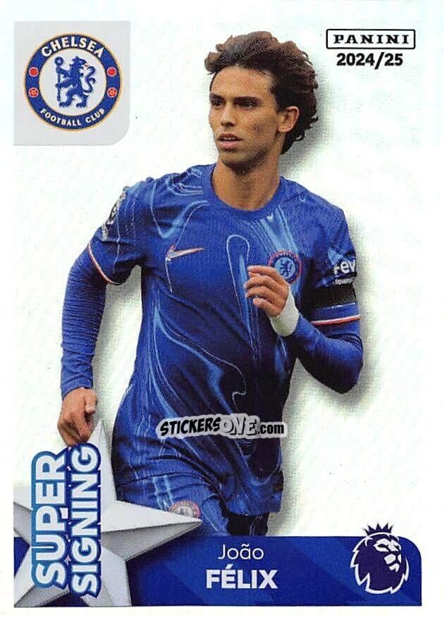 Sticker João Félix (Super Signing) - English Premier League 2024-2025
 n. 196 - Panini