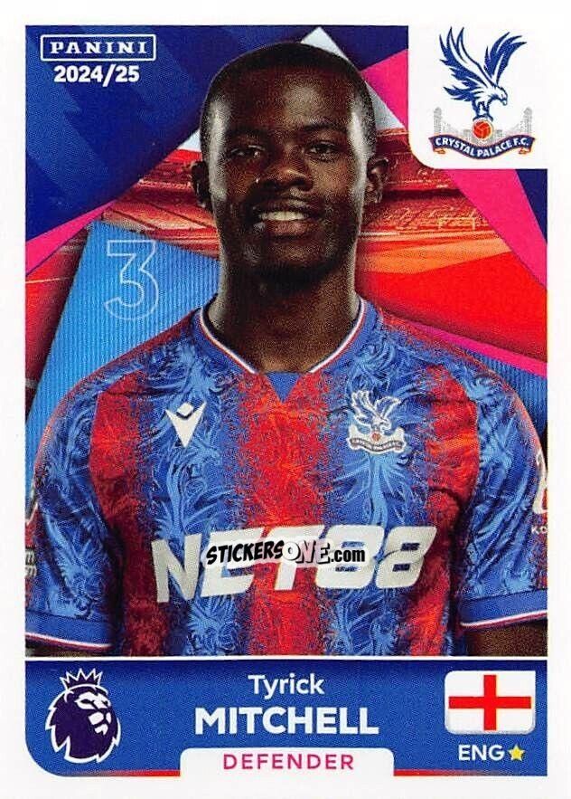 Sticker Tyrick Mitchell - English Premier League 2024-2025
 n. 204 - Panini