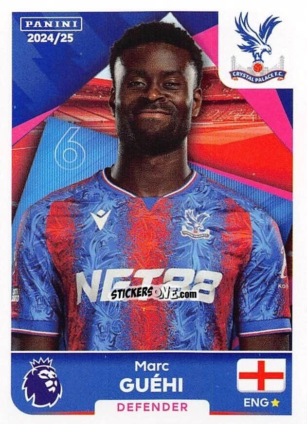 Sticker Marc Guéhi - English Premier League 2024-2025
 n. 206 - Panini