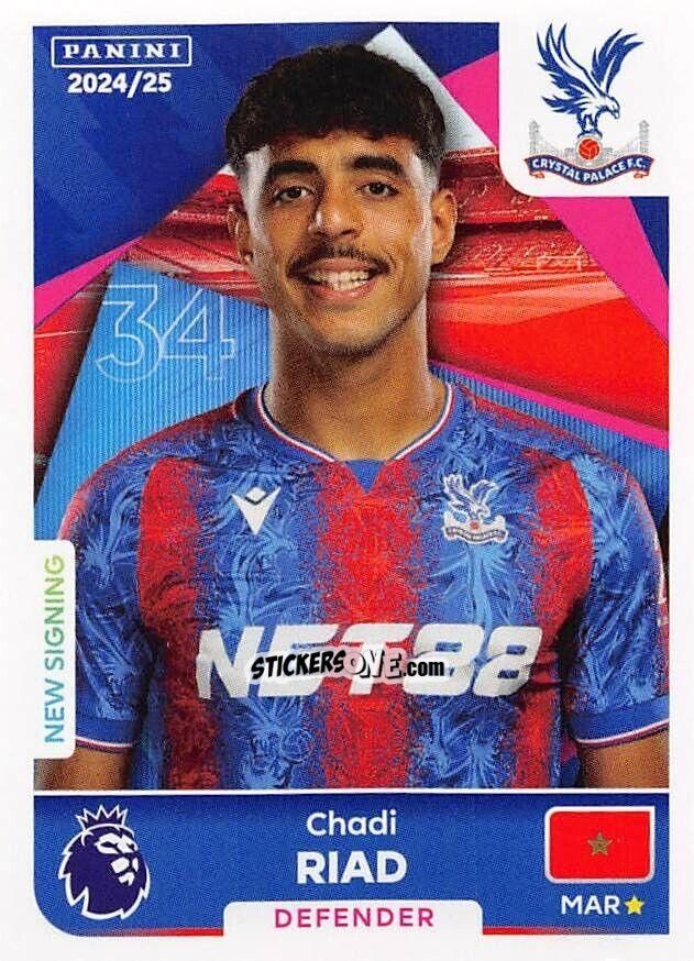Cromo Chadi Riad - English Premier League 2024-2025
 n. 209 - Panini