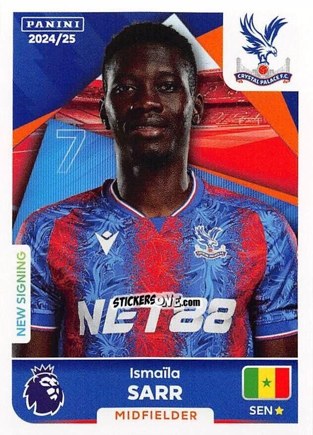 Sticker Ismaïla Sarr - English Premier League 2024-2025
 n. 210 - Panini
