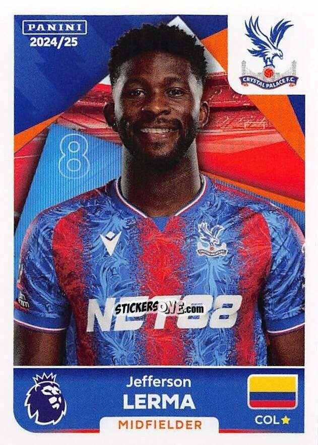 Sticker Jefferson Lerma - English Premier League 2024-2025
 n. 211 - Panini