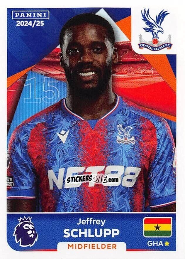 Cromo Jeffrey Schlupp - English Premier League 2024-2025
 n. 213 - Panini