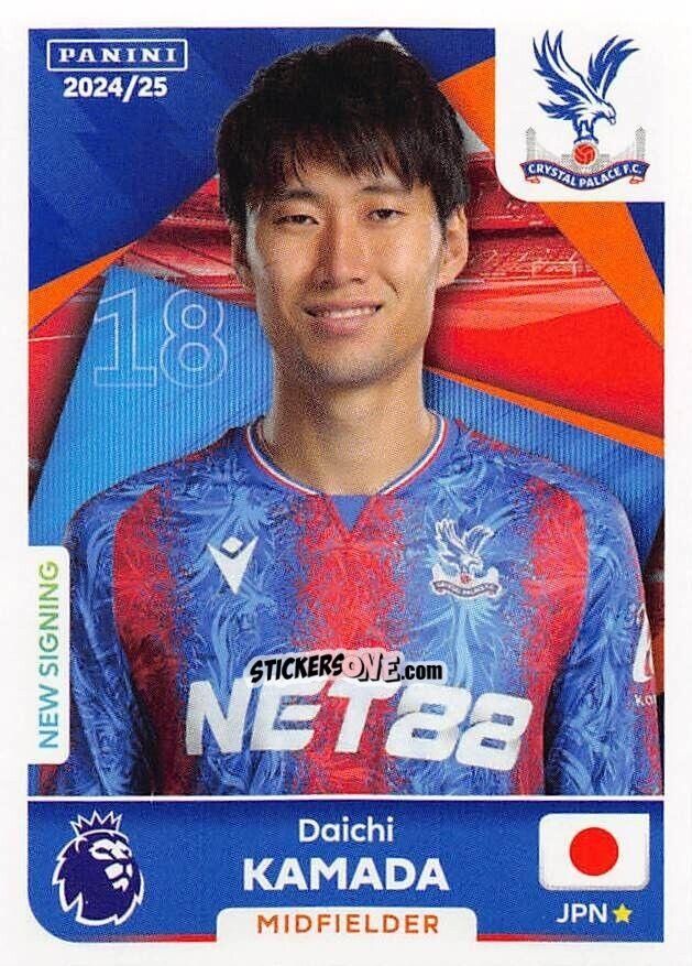 Cromo Daichi Kamada - English Premier League 2024-2025
 n. 214 - Panini