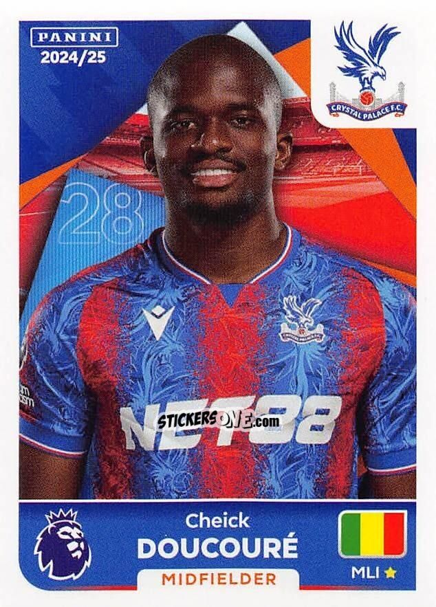 Sticker Cheick Doucouré - English Premier League 2024-2025
 n. 216 - Panini