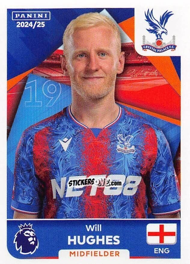 Sticker Will Hughes - English Premier League 2024-2025
 n. 221 - Panini