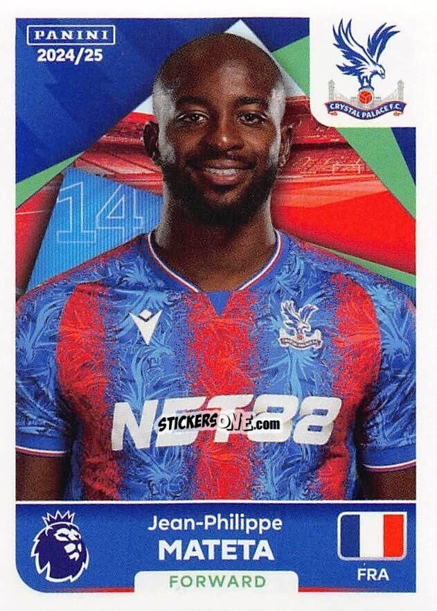 Sticker Jean-Philippe Mateta - English Premier League 2024-2025
 n. 224 - Panini