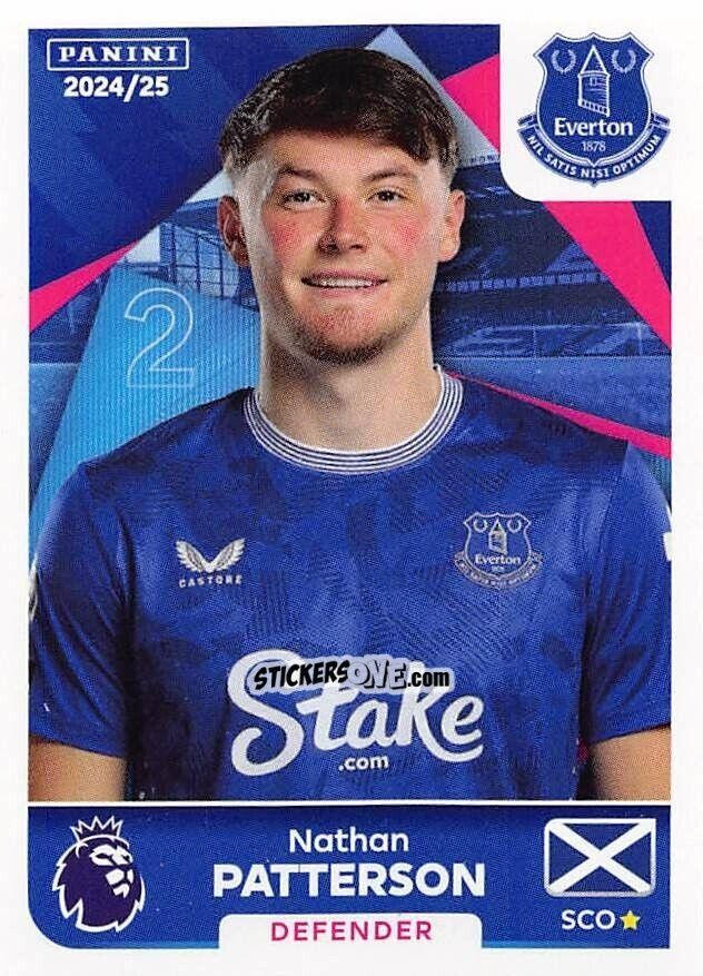 Sticker Nathan Patterson - English Premier League 2024-2025
 n. 232 - Panini