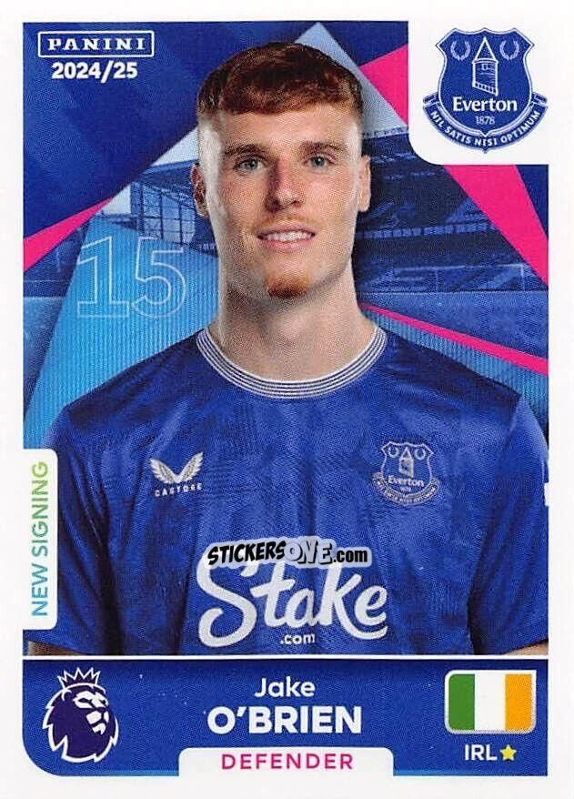 Cromo Jake O'Brien - English Premier League 2024-2025
 n. 235 - Panini