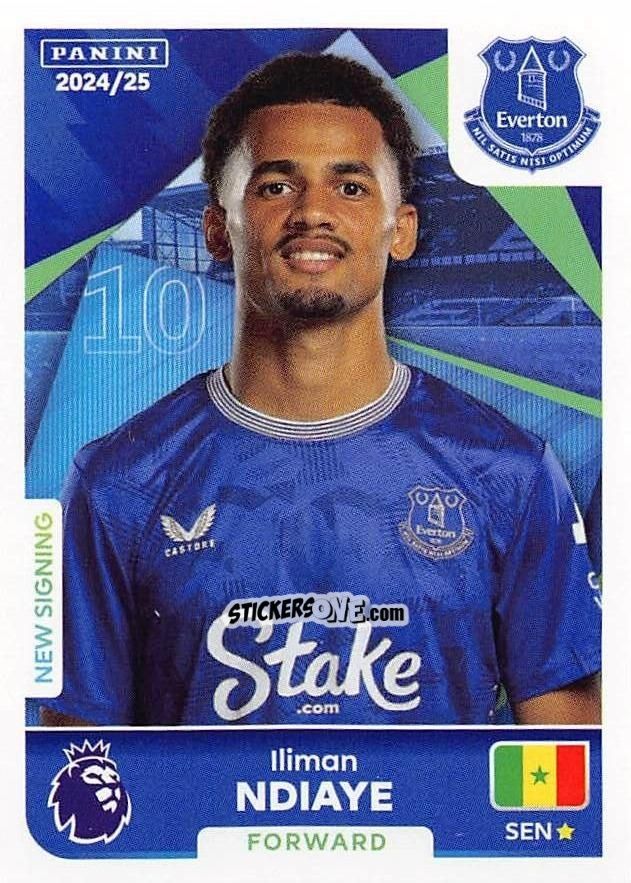 Sticker Iliman Ndiaye - English Premier League 2024-2025
 n. 244 - Panini