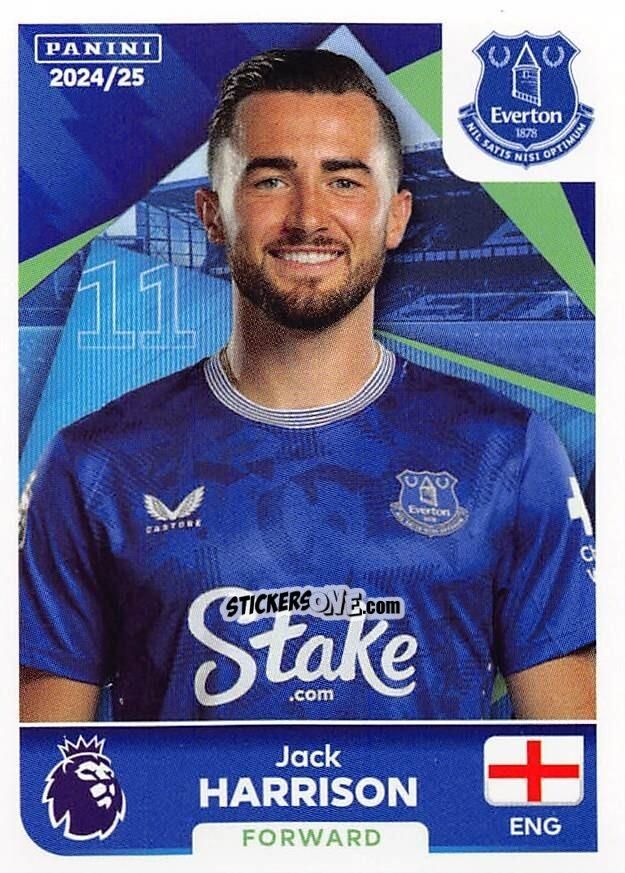 Cromo Jack Harrison - English Premier League 2024-2025
 n. 245 - Panini