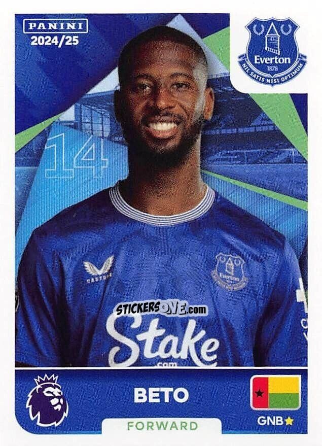 Figurina Beto - English Premier League 2024-2025
 n. 246 - Panini