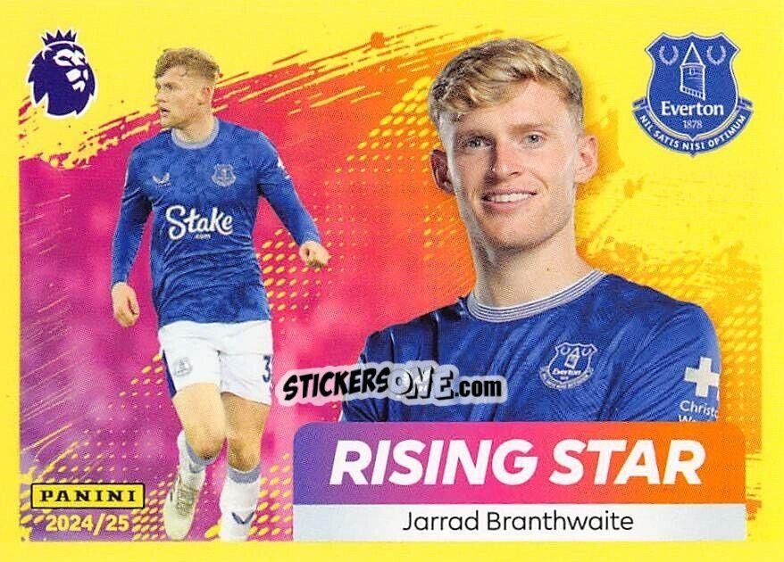 Sticker Jarrad Branthwaite (Rising Star) - English Premier League 2024-2025
 n. 248 - Panini