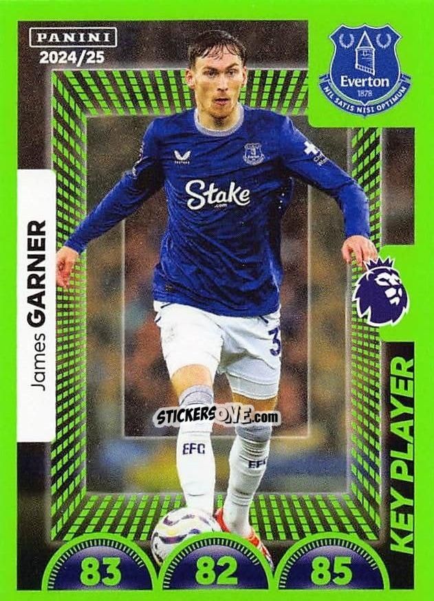 Figurina James Garner (Key Player) - English Premier League 2024-2025
 n. 252 - Panini