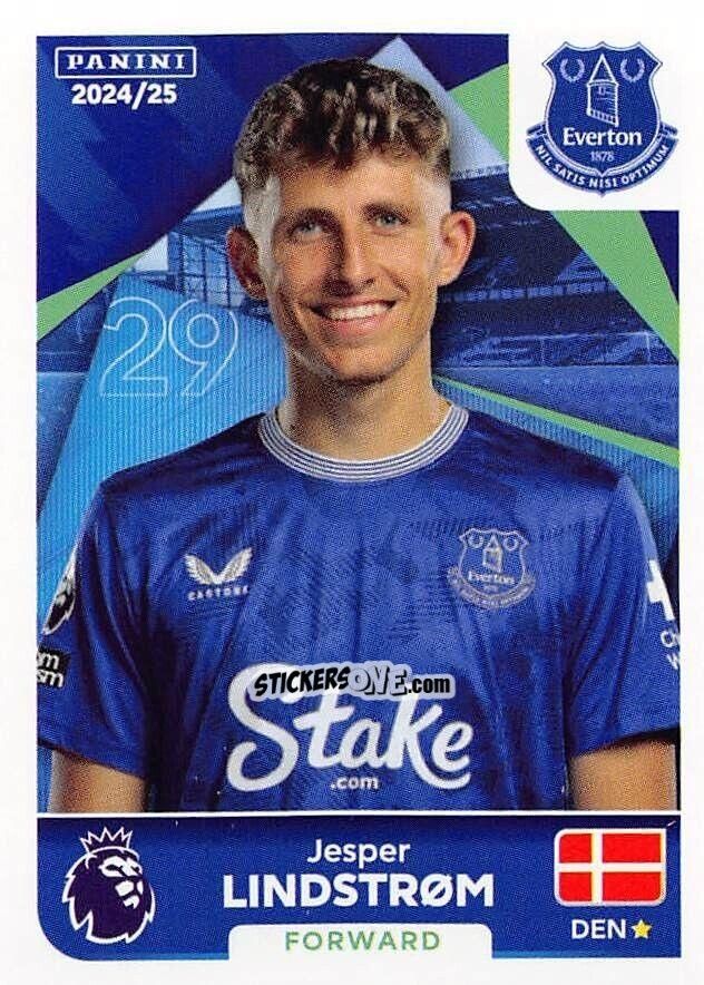 Cromo Jesper Lindstrøm - English Premier League 2024-2025
 n. 253 - Panini