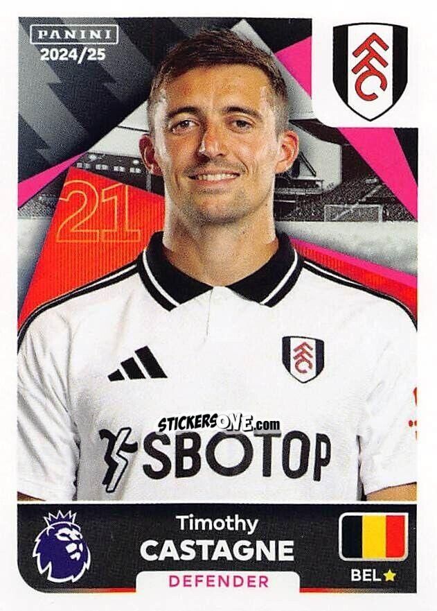Sticker Timothy Castagne - English Premier League 2024-2025
 n. 258 - Panini