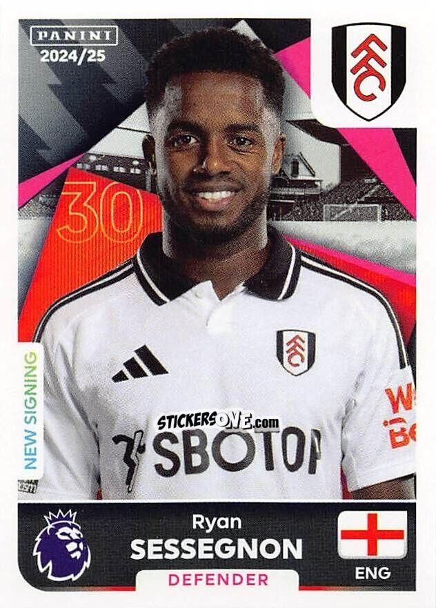 Figurina Ryan Sessegnon - English Premier League 2024-2025
 n. 259 - Panini