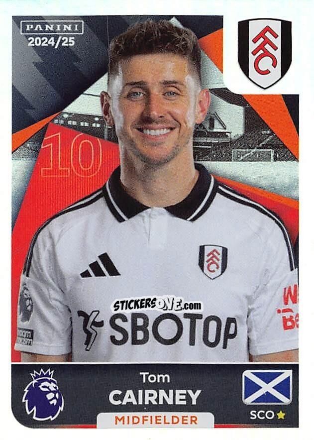 Figurina Tom Cairney (Captain) - English Premier League 2024-2025
 n. 268 - Panini
