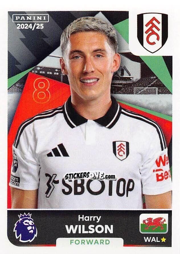 Cromo Harry Wilson - English Premier League 2024-2025
 n. 273 - Panini