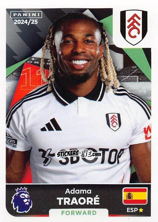 Sticker Adama Traoré - English Premier League 2024-2025
 n. 275 - Panini